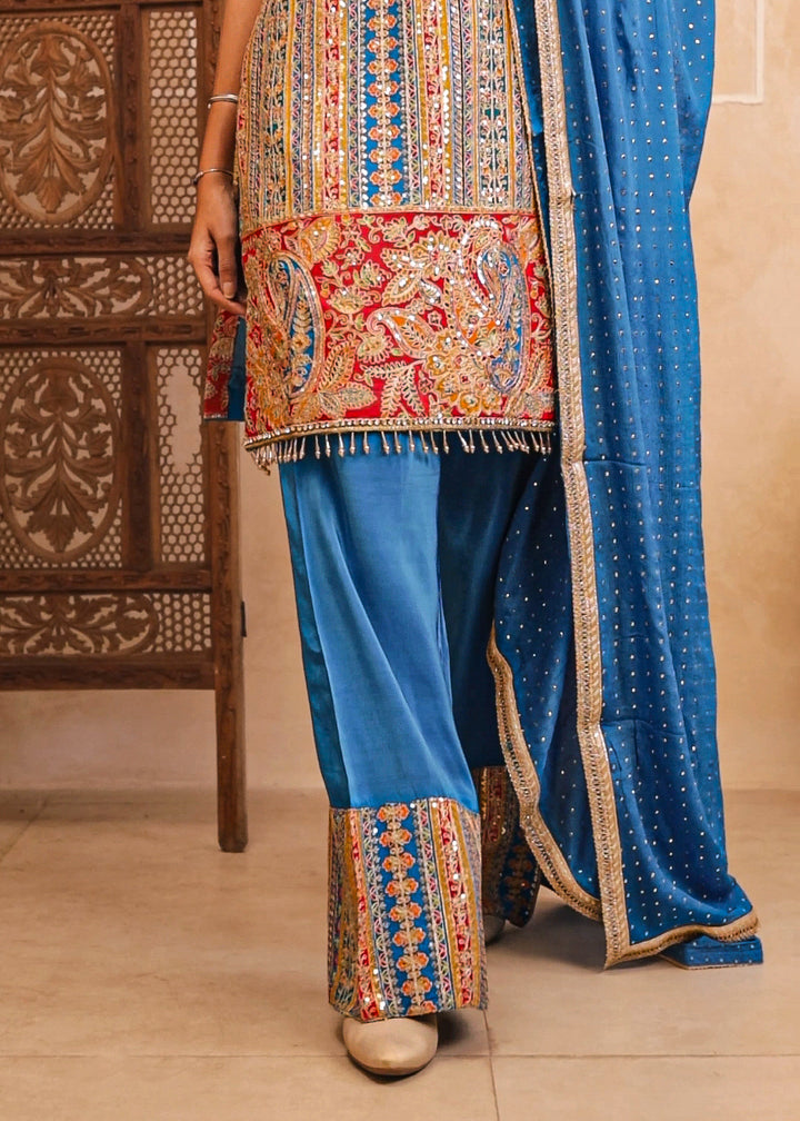 Celestine Azure Suit Set