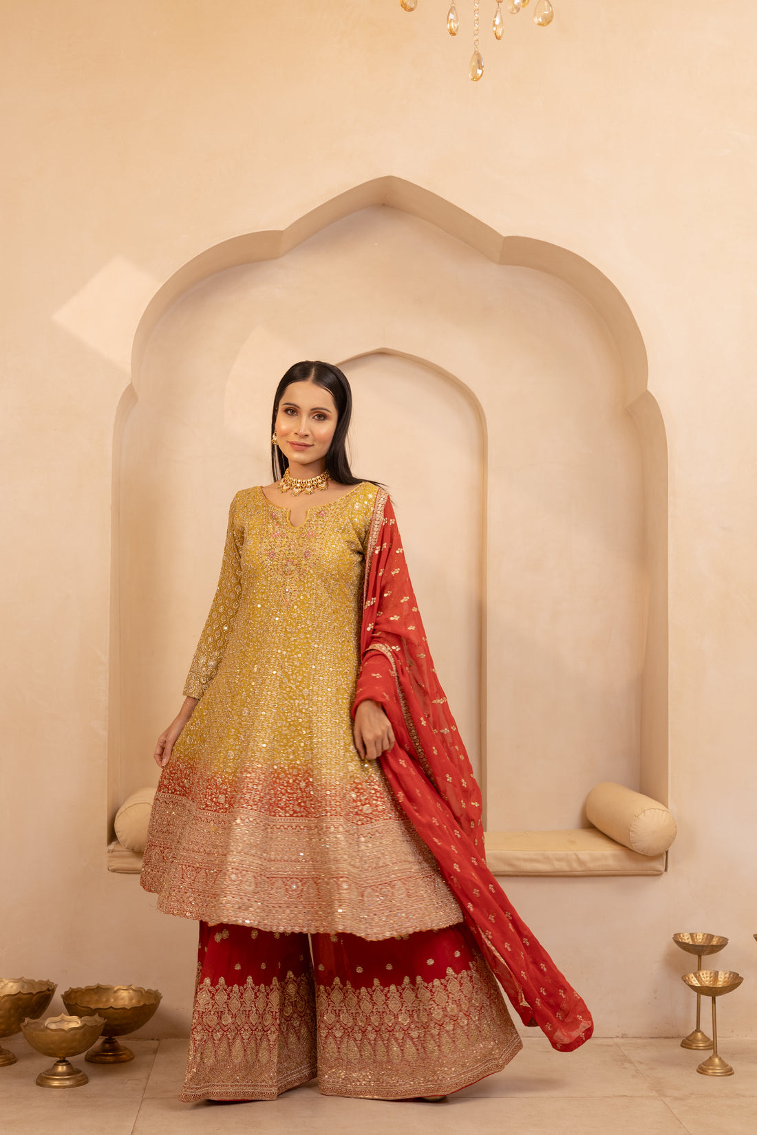 Kumuda Raktima Suit Set