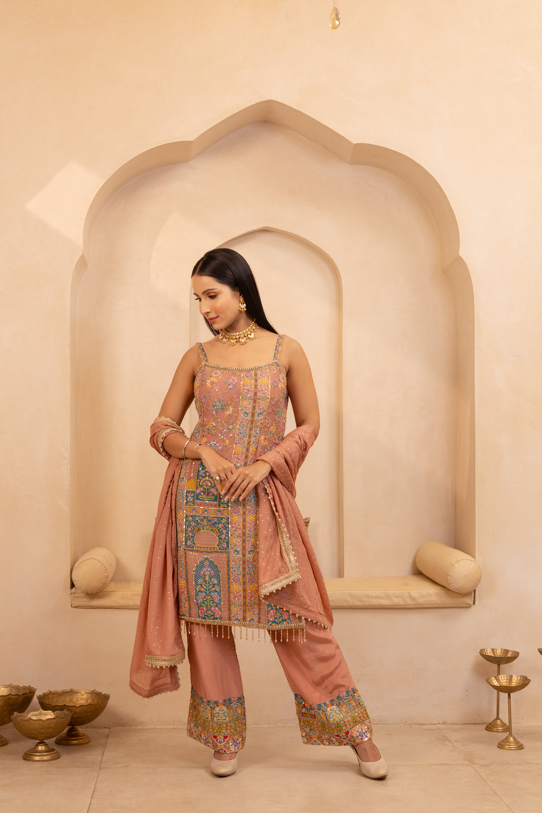 Padmika Blush Suit Set