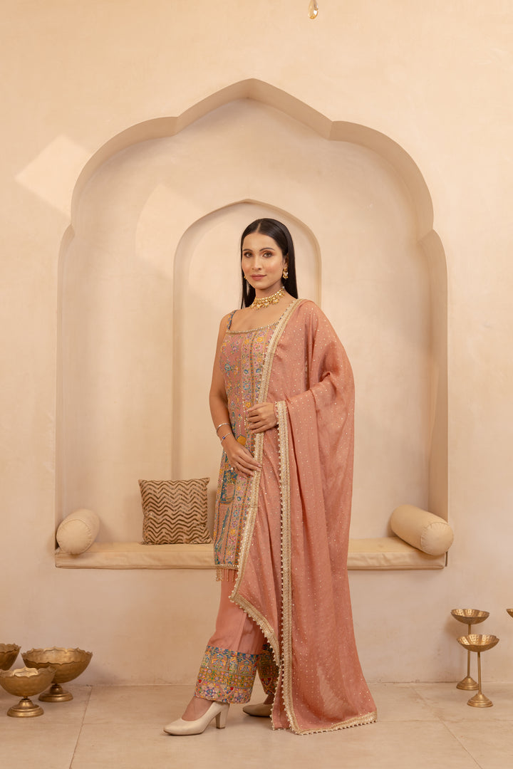 Padmika Blush Suit Set
