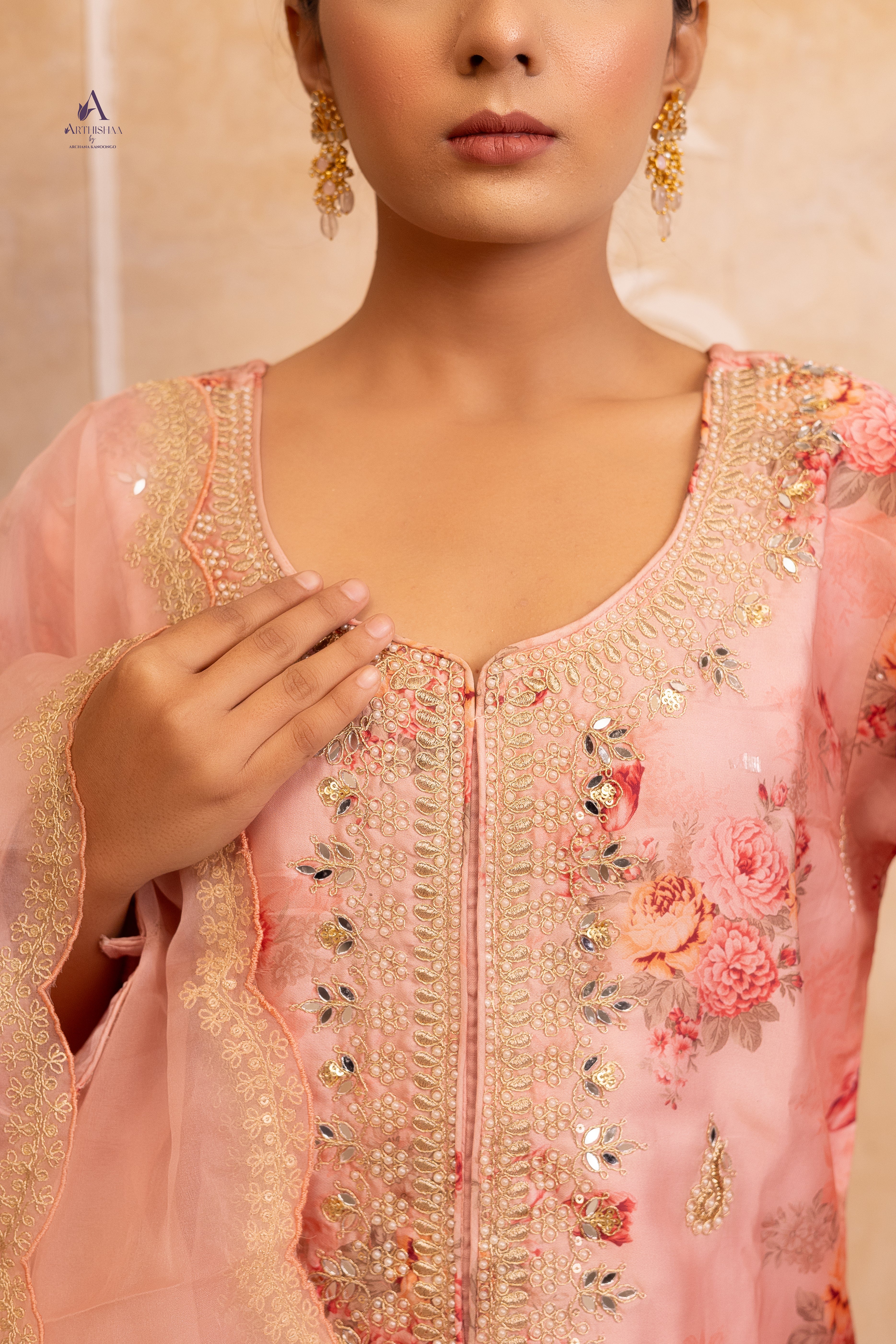 Anvita Blush Suit Set