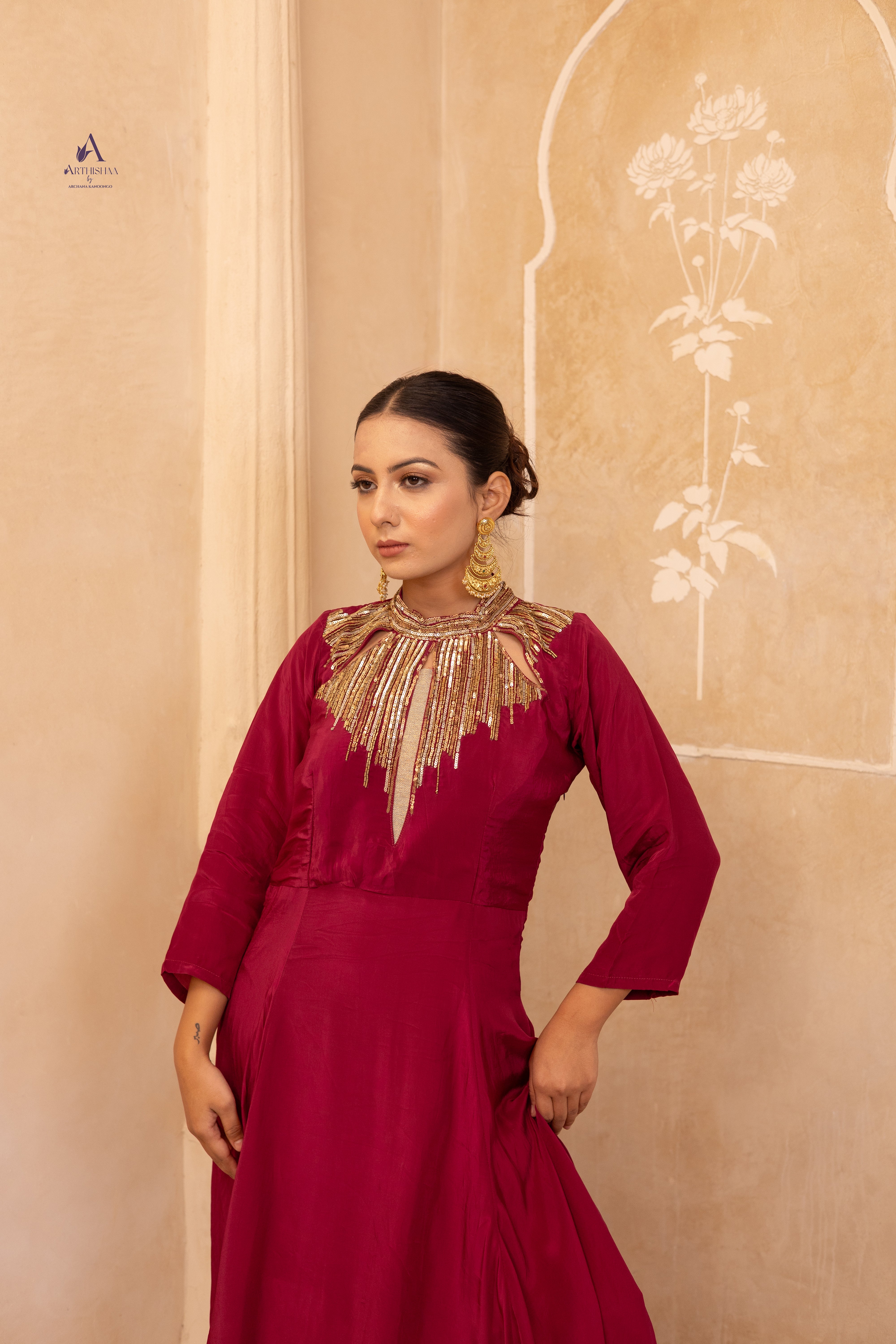 Scarlet Majesty Gown