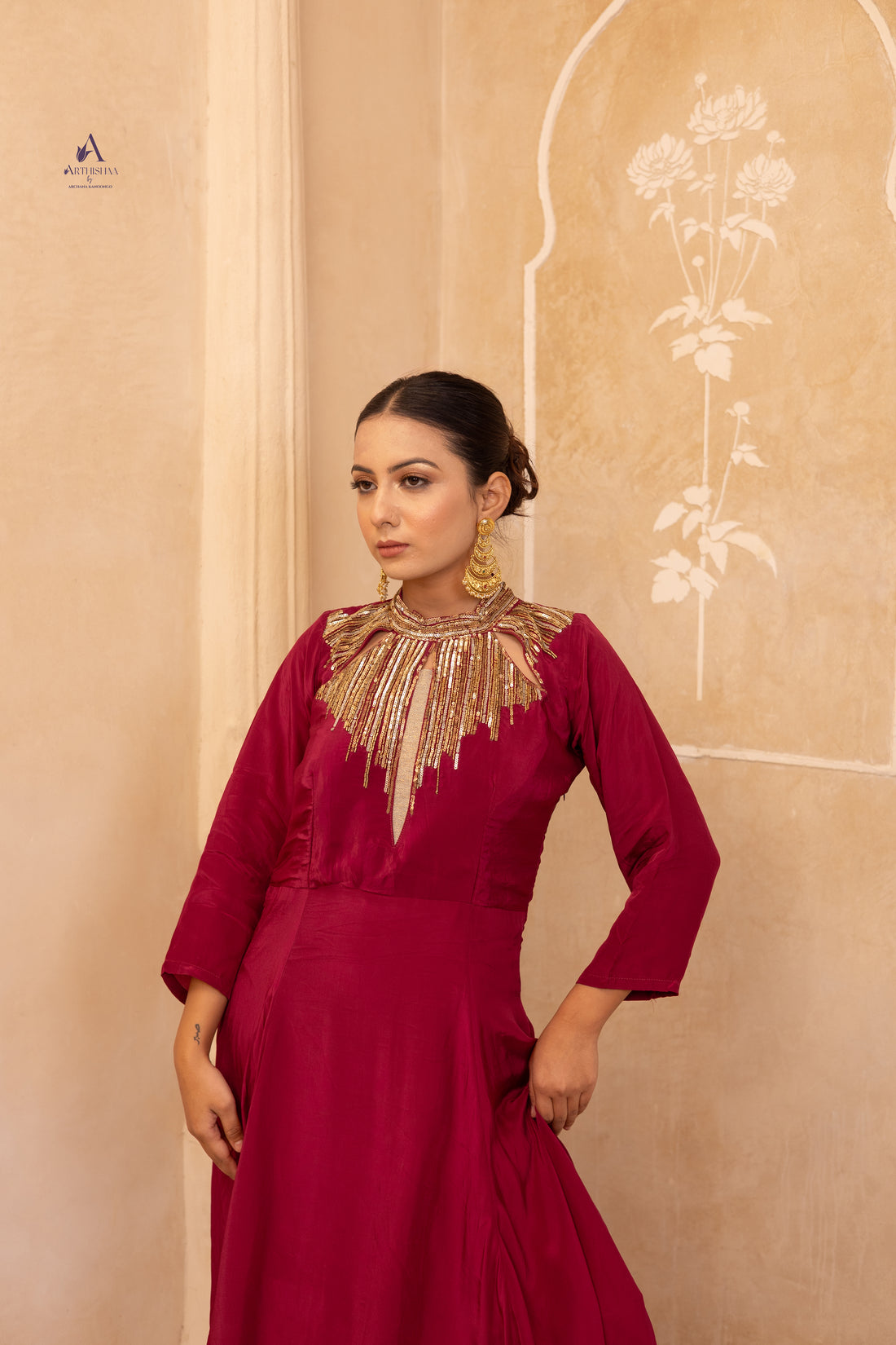 Scarlet Majesty Gown