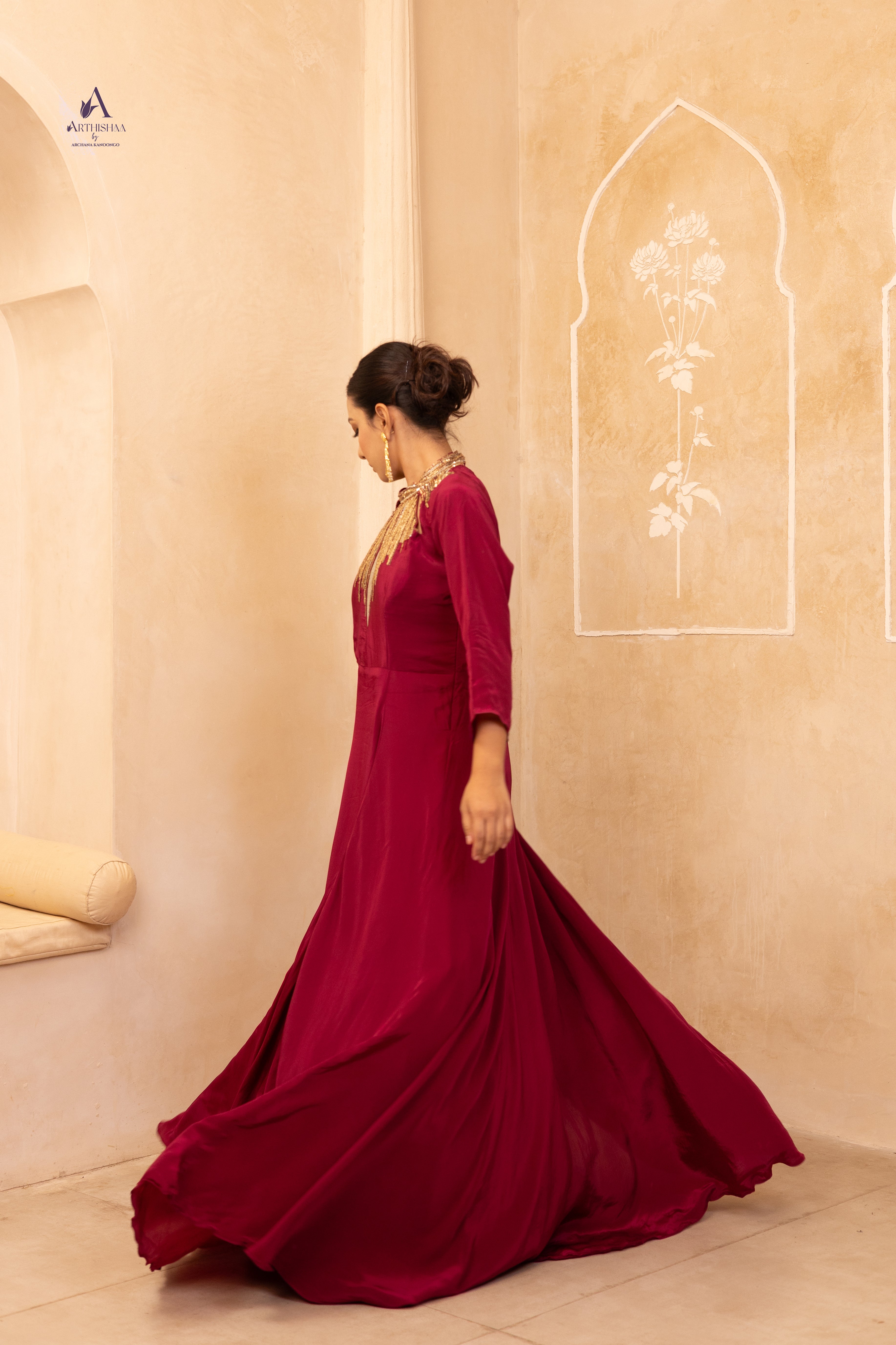 Scarlet Majesty Gown