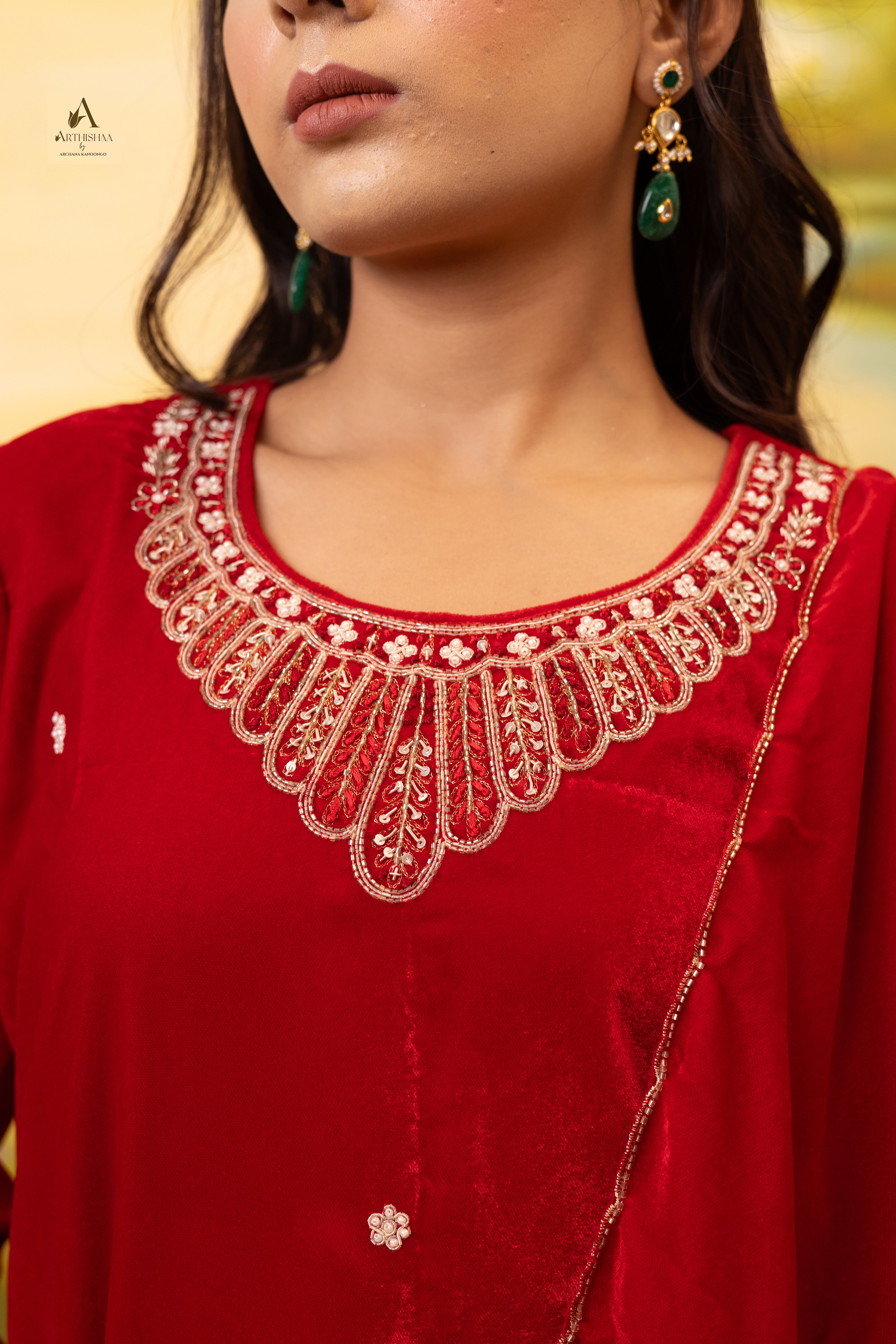 Roselle Scarlet Suit Set