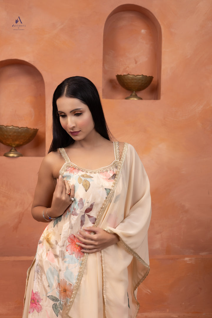 Elysia Floral Sharara Set