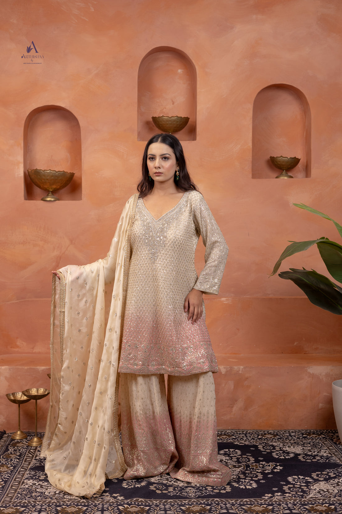 Auréline Ombre Sharara Set