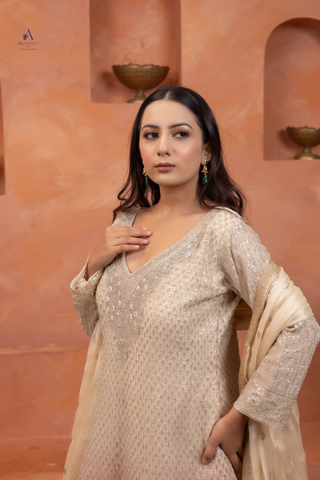 Auréline Ombre Sharara Set
