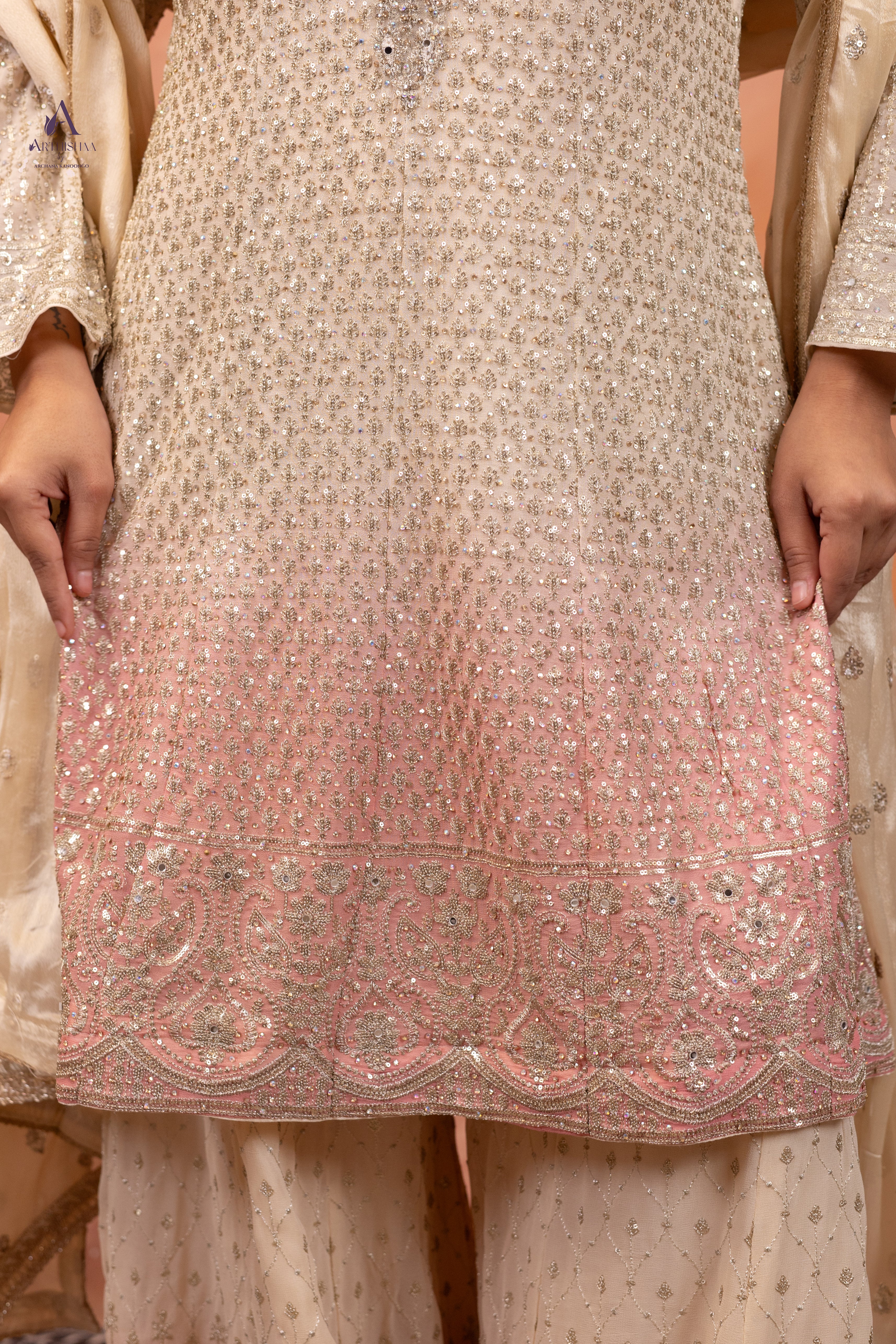 Auréline Ombre Sharara Set