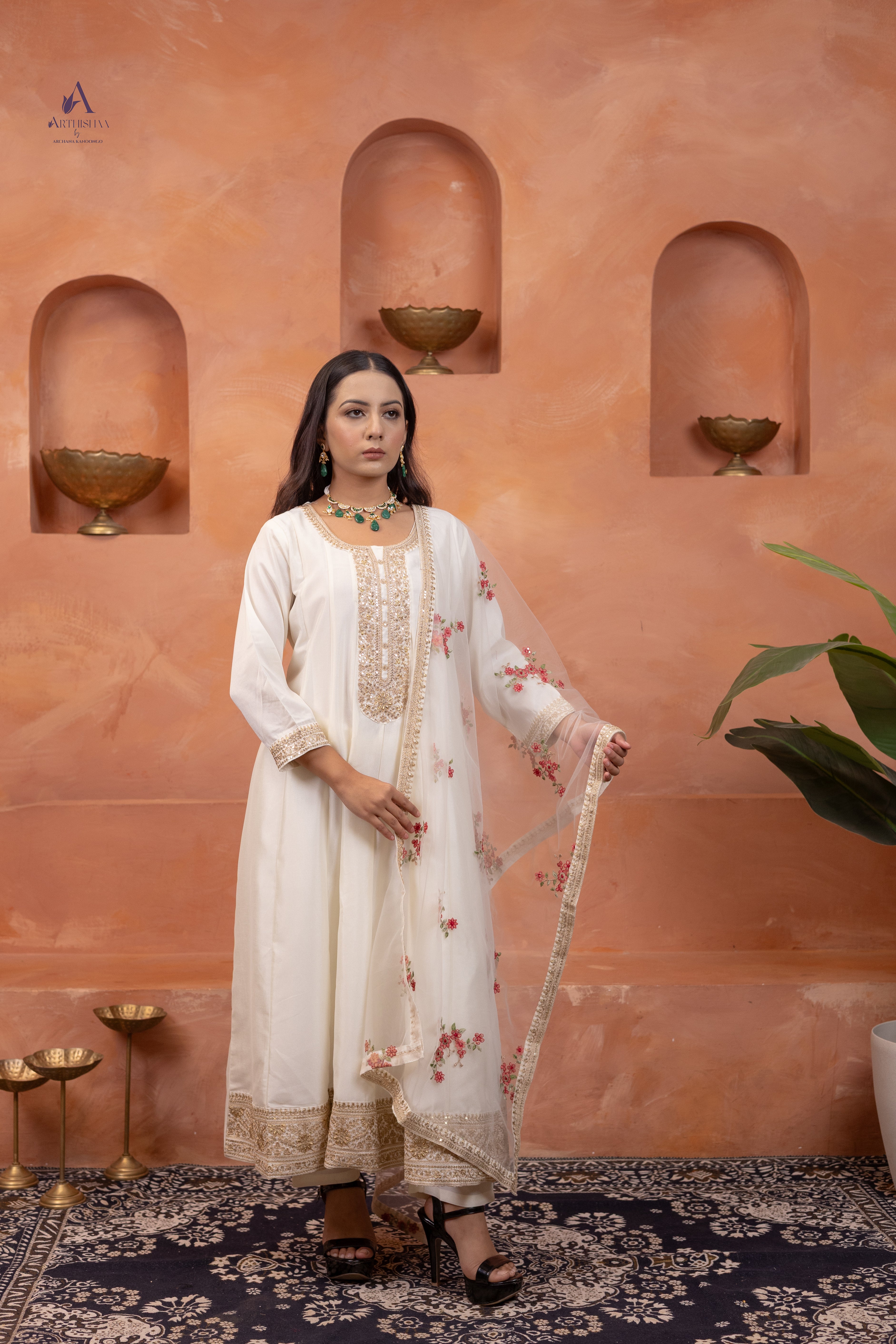 Celestine Rosé Kurta Set