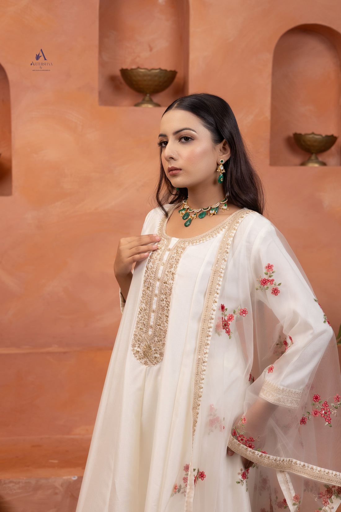 Celestine Rosé Kurta Set