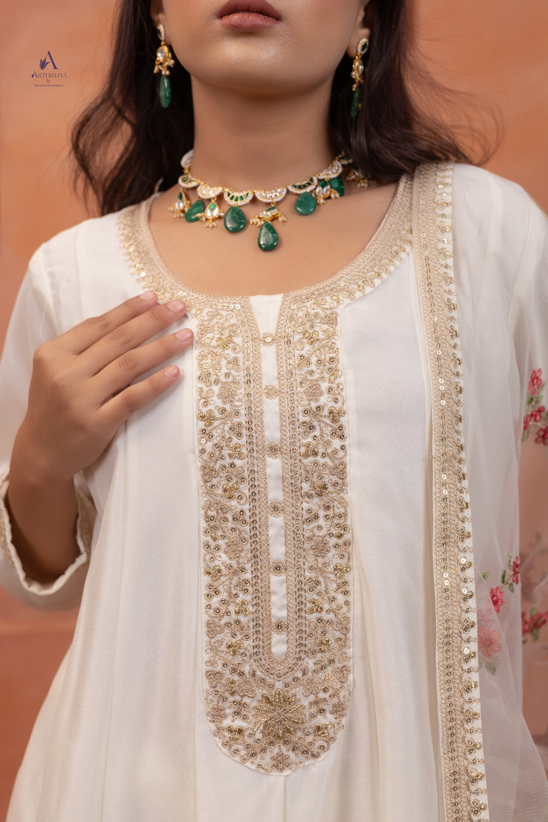 Celestine Rosé Kurta Set